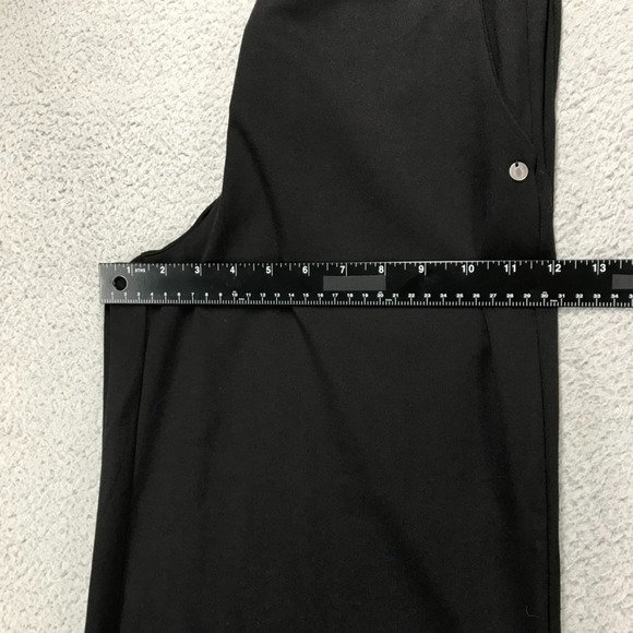 SURKANA Pants Womens Size MEDIUM Black Stretch Wide Leg Cropped 28x23 NEW - Picture 10 of 14